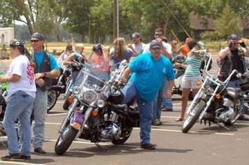 People attending the bike ride for the reward fund Sat July 11th 10am lunch provided starts at wind creek casino 303 poarch road @ I-65 Hwy 21 Atmore AL $25 per bike $10 extra rider Melinda Wall McGhee has been missing since 03-24-03