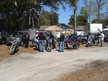 Camping at Daytona Spring Bike Week 2010