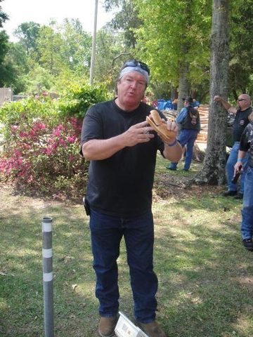 Ju-Ju showing off his foot long