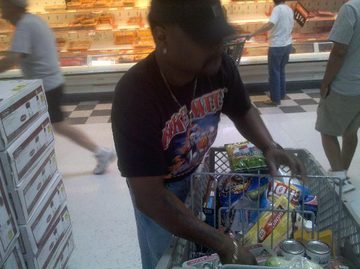 LEE SHOPPING FO GROCERIES IN MYRTLE 2010