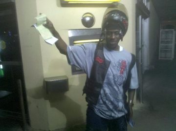 88mph in a 45mph......