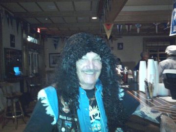 Various pics of me-C- my bitch -Misty and my 97` FXDWG before and after mods.