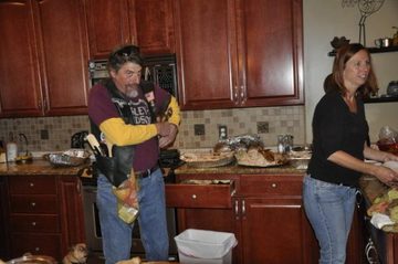 Thanksgiving 2012 with Sandy and Jerry