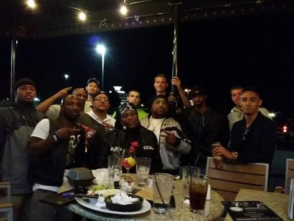 me and some of my chapter members @ bar louies