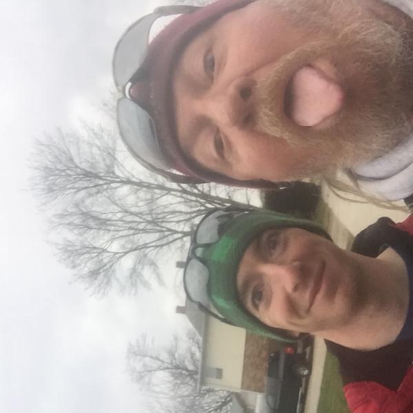 TJ and I on one of the rides