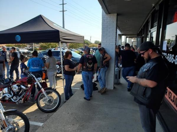 Riders coming together