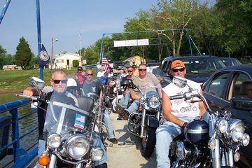 Waiting to cross Harpers Ferry-C- WV