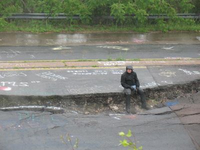 Closed highway-C- Centralia PA