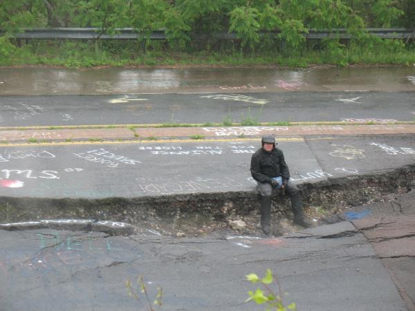 Closed highway-C- Centralia PA