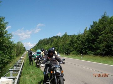 nrr nomads and a german police car