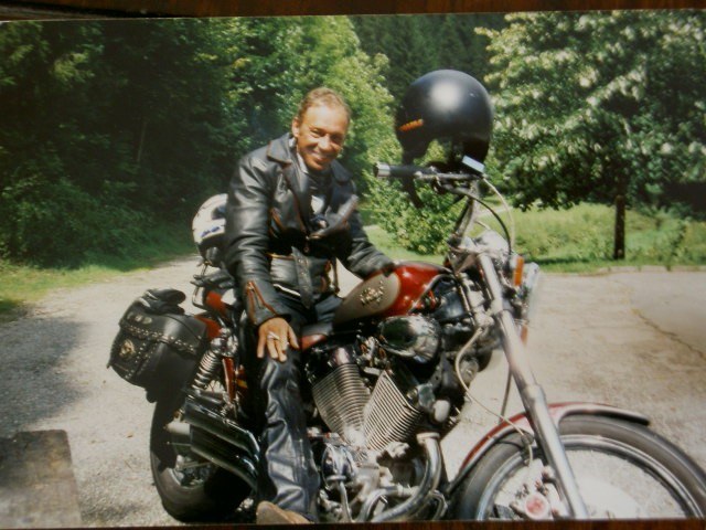 old picture of gerti with his virago